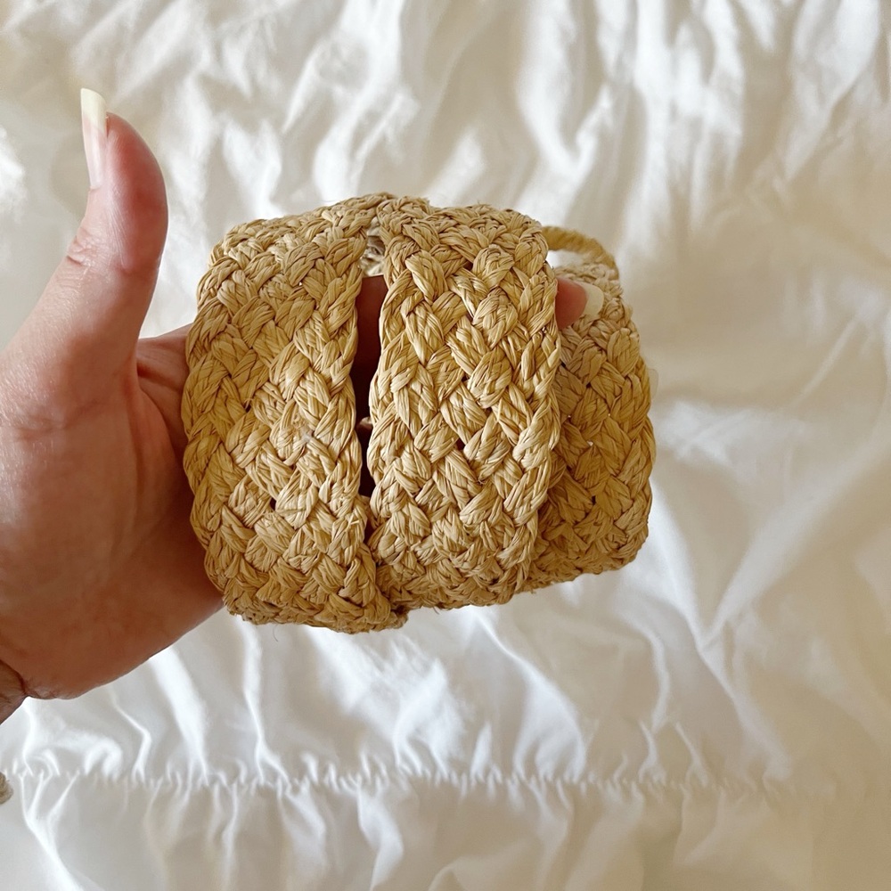 NWT J.CREW Raffia Belt Size XS/S - Picture 3 of 6